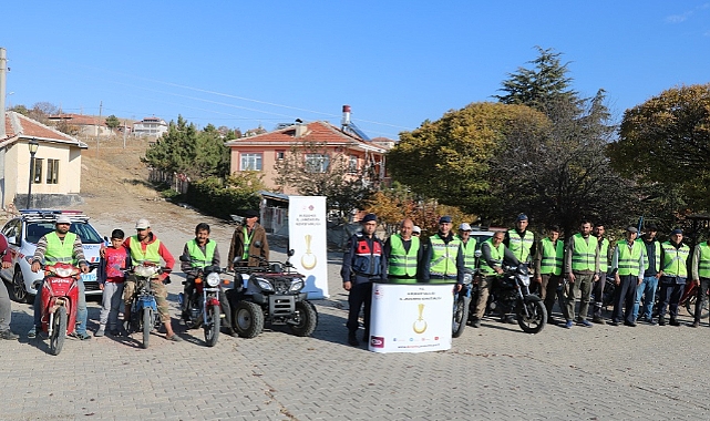 Kırşehir Jandarmadan Reflektif Yelek Giy Görünür Ol Kampanyası.