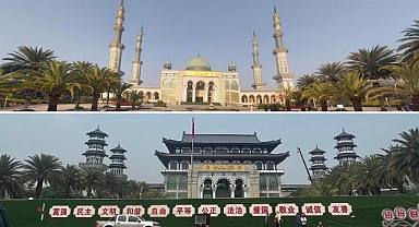 Çin'deki İslami tarzdaki son büyük cami kubbelerini yitirdi