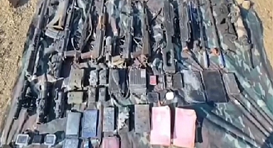 Pençe Kilit Operasyonu bölgesinde çok sayıda silah ve mühimmat ele geçirildi