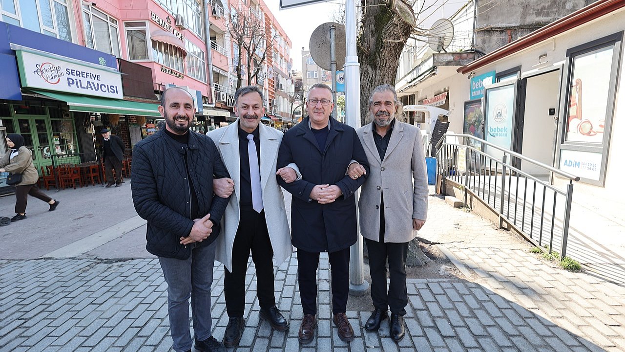 Başkan Işıksu, Çark Caddesi’nde Esnafla Buluştu