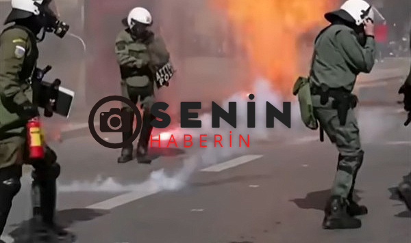 Yunanistan'da tren kazasının yıldönümü protestocuları polisle çatışıyor