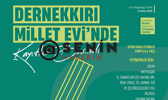 Adapazarında Bilgi ve Millet Evleri’nde Kurslar Başlıyor