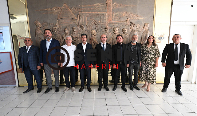 Kırşehirli Seymenler Ahilik Haftasında Kırşehir Belediye Başkanı Ekicioğlunu Ziyaret Ettiler