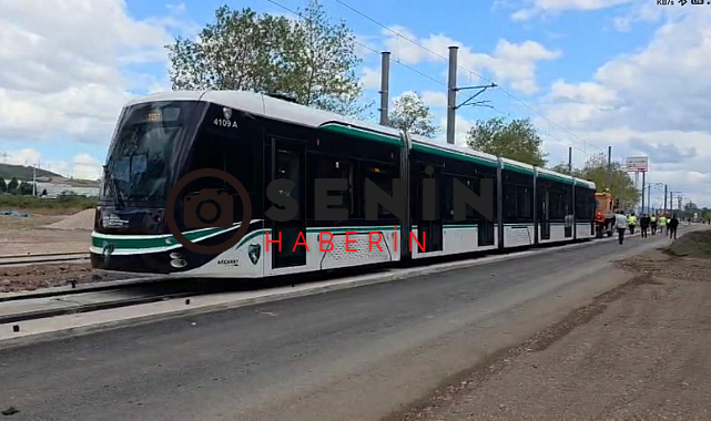 Kocaelide Stada gidecek tramvayda soğuk testler yapılıyor