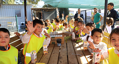 Minik Yüreklerden Can Dostlarına Anlamlı Ziyaret