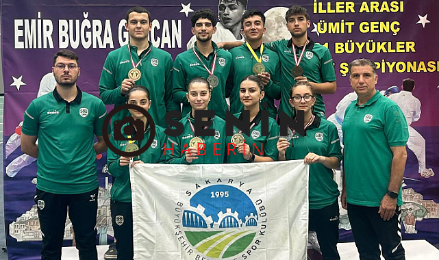 Sakarya Büyükşehir sporcuları Bursa’da madalyaları topladı