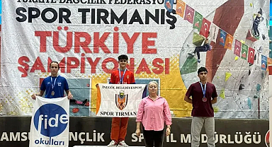 İnegöl Belediyesporlu Sporculardan, Spor Tırmanışta Türkiye Dereceleri