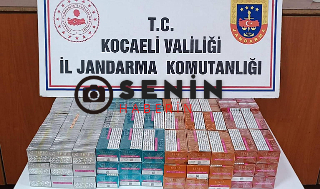Gebze ve Gölcükte Yol Aramasında Kaçak Ürün Yakalandı