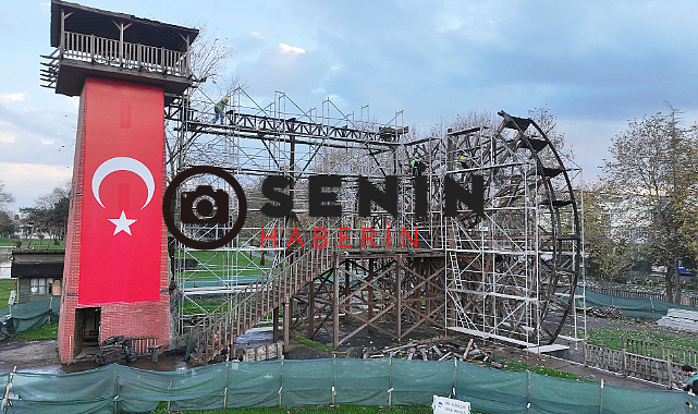Sakarya’nın simgesi “Tarihi Çark” yenileniyor