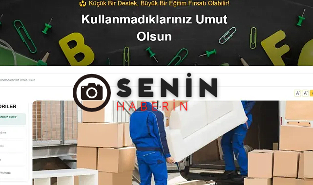 Alan El İle Veren Eli Buluşturan Online Yardım Platformu Kullanıma Sunuldu
