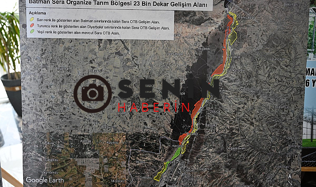 Batman Sera Organize Tarım Bölgesi Lansmanı Gerçekleştirildi