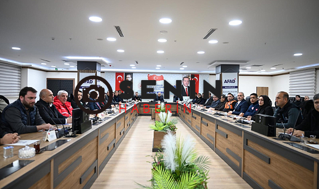 Malatya Valisi Seddar Yavuz Başkanlığında Afet Koordinasyon Toplantısı Gerçekleştirildi