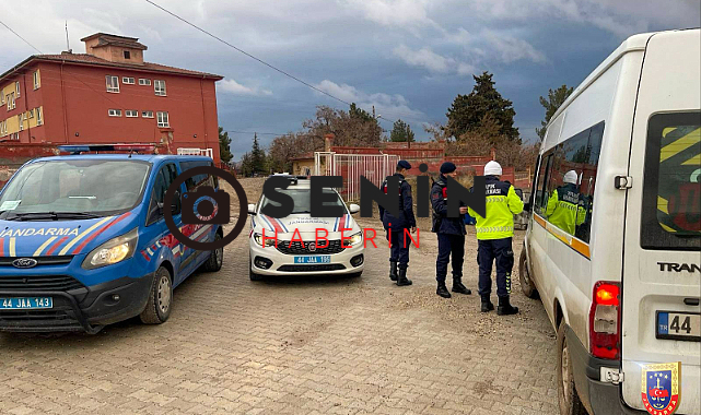 Malatyada Okullarda Trafik Tedbirleri ve Okul Servis Araçlarının Denetimi Hız Kesmeden Devam Ediyor