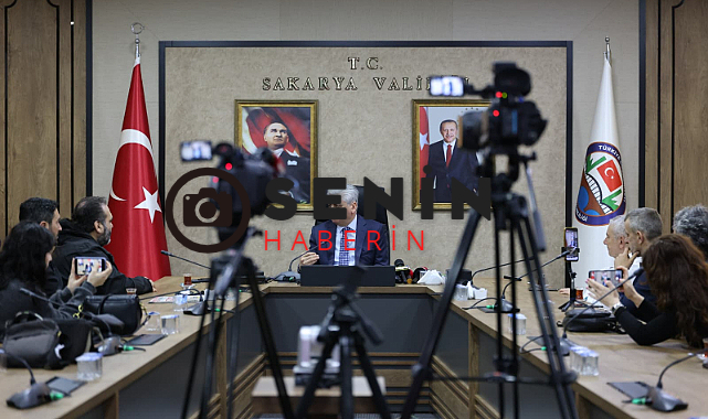 Sakarya Valisi Rahmi Doğan Ocak Ayı Suç Dosyasını Basına Paylaştı