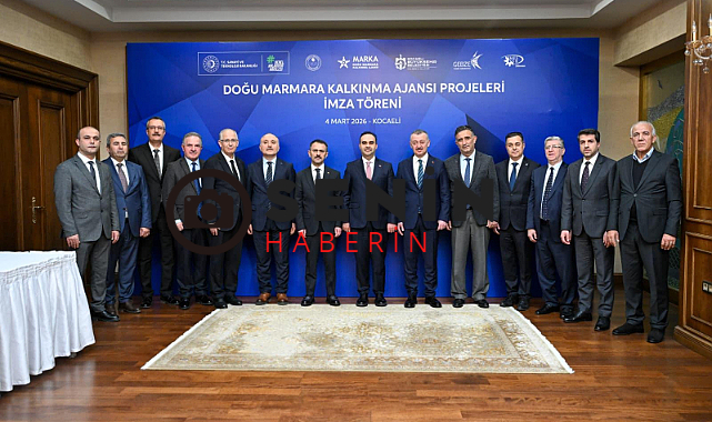 Bakan Kacır Doğu Marmara Kalkınma Ajansı (MARKA) Destekli 6 Projenin İmzasını Attı