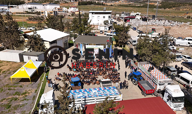 Nurdağı ve İslahiye'deki üreticilere toplam 1 milyon kilogramı yem destegi