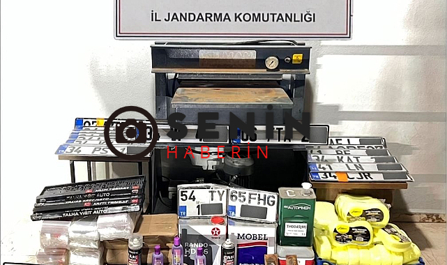 Sakaryada 98 Adet Sahte Plaka Yakalandı