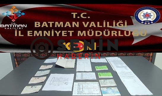 Batmanda Tefeci Operasyonu