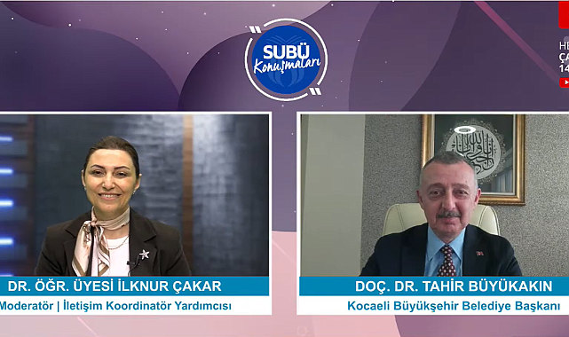 Kocaeli Büyükşehir Belediye Başkanı Büyükakın Subüde Katıldıgı Canlı Yayında Şehirlerin Geleceğini Üretim ve Planlama Belirler Dedi.