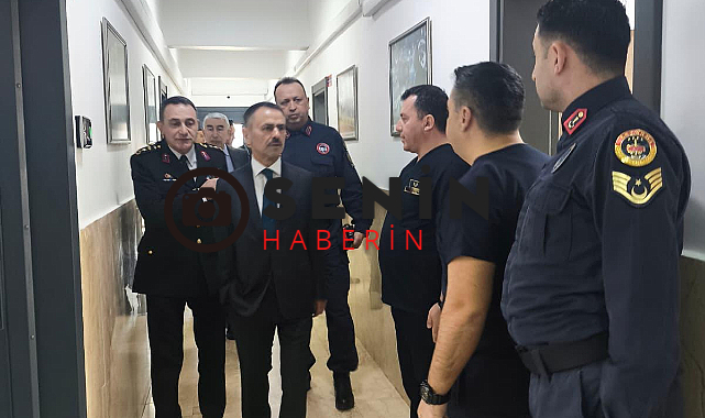 Kocaeli Valisi İlhami Aktaş, İzmit İlçe Jandarma Komutanlığında İnceleme ve Denetimlerde Bulundu