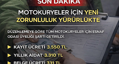 Moto Kuryeler İçin Yeni Düzenleme