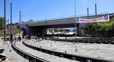 Kartepe Tramvay Hattı’nda ilk istasyon tamam
