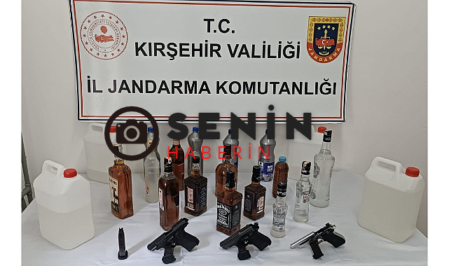 Kırşehirin Çicekdağı İlçesinde Alkol İmalathanesine Baskın