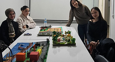 Rekreatif alan tasarımı uygulamayla pekiştirildi