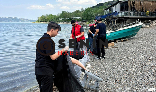 SUBÜ öğrencileri dersleri kapsamında Sapanca Gölü’ndeki kirliliğe dikkat çektiler