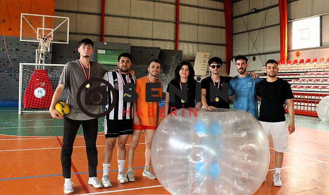 Balon futbolu turnuvasında ödüller sahiplerini buldu