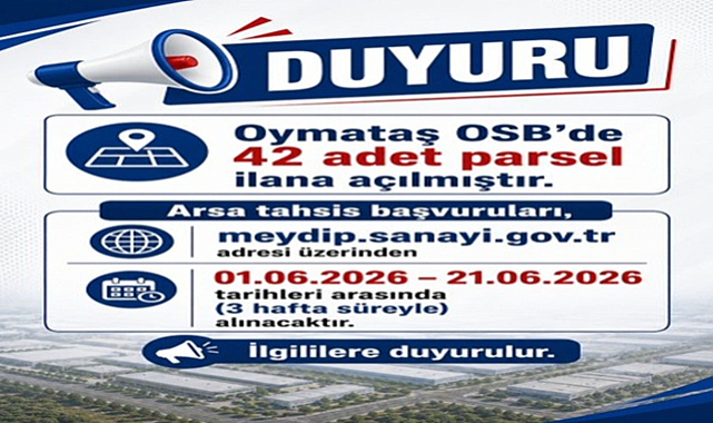 Batman Oymataş OSB de Arsa Tahsisleri Başladı