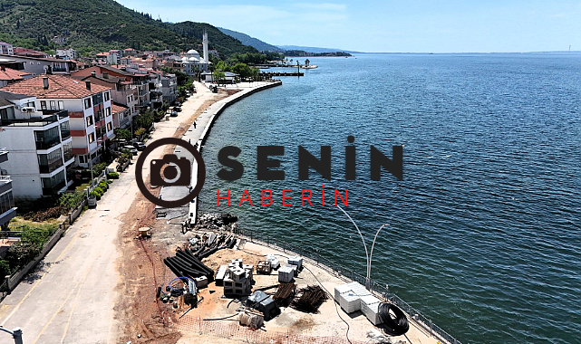 Gölcük Ulaşlı'daki dalga kırıcı set, taşkın riskini önleyecek
