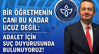 Sakarya eğitim camiası ve Hürriyetçi Eğitim Sen Agrı'da Evinde Ölü Bulunan Meslektaşlarının Ölüm Sebebinin bir An Önce Bulunmasını İstiyorlar.