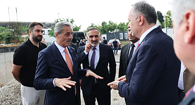 Sakaryada Yapımı Süren Şehir Kütüphanesi ve Bilim Merkezi’nde ortak inceleme
