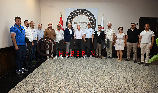 Hatso Yönetiminden Hatay Mustafa Kemal Üniversitesi Rektörü Prof. Dr. Veysel Eren'e Ziyaret