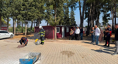 Hassa İlçe Sağlık Müdürlügü Yangın Tatbikatı Yaptı