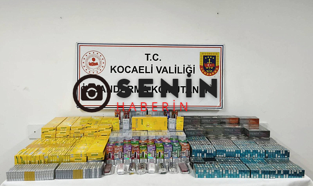 Kocaeli Dilovasında Durdurulan Araçta 8.020 000 Tl lik Taklit Ürün