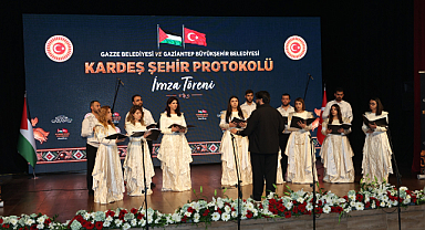 Gaziantep Gazze Kardeş Şehir Oldu
